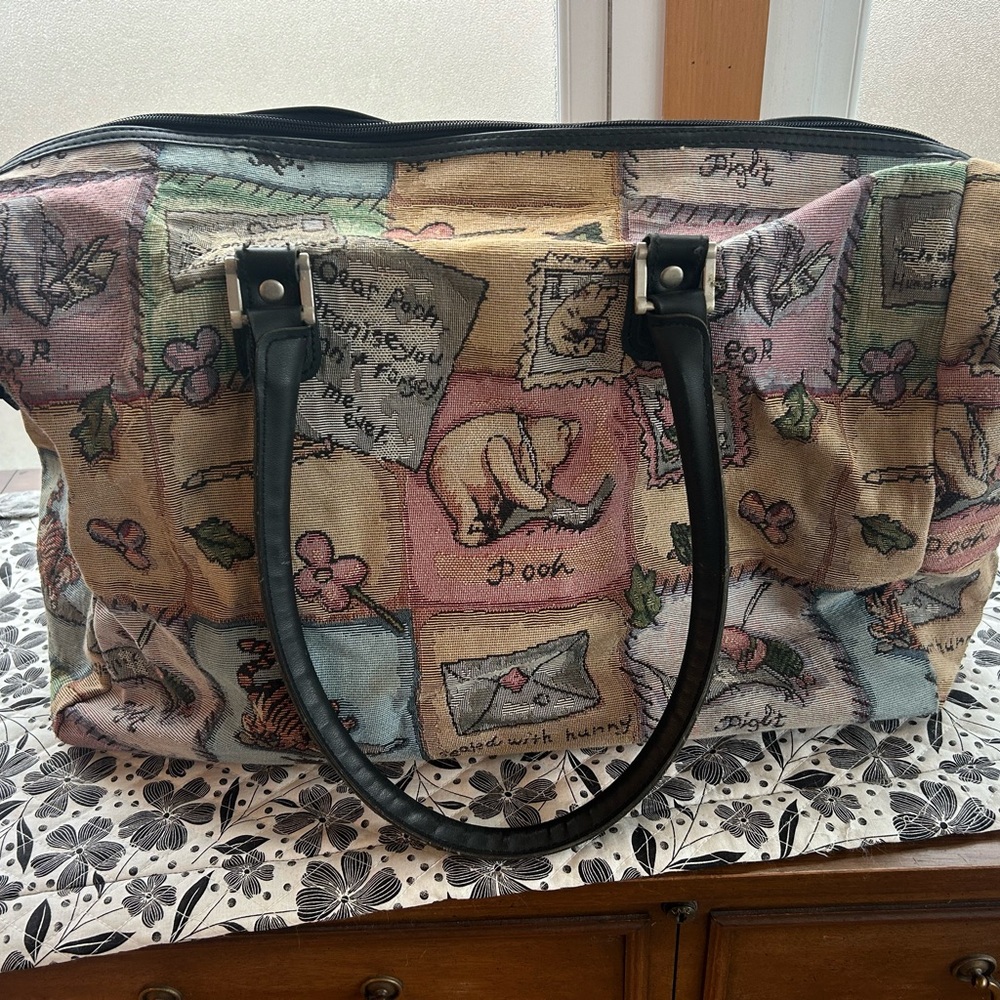 Disney Classic Pooh Patchwork Tote Bag